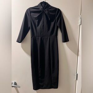 Donna Morgan Classic Black Long Sleeve Dress